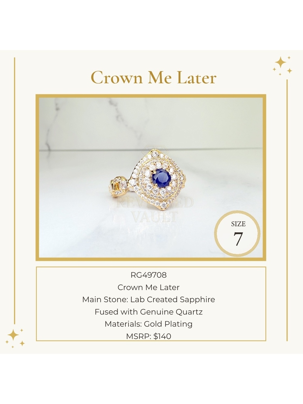 Crown Me Later - Size 7 - September Birthday 2025